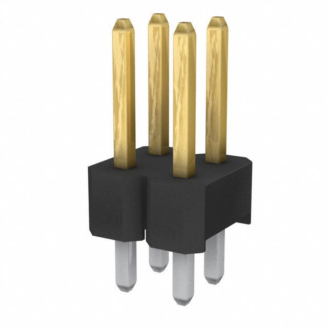 861400042YO2319LF by Amphenol ICC (FCI) - CONNECTOR HEADER VERT 4POS 2.54MM