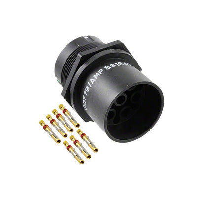 861647-1 by TE Connectivity Aerospace, Defense and Marine - CONNECTOR LGH RCPT 7POS CIRC PNL MNT