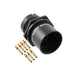 861647-1 by TE Connectivity Aerospace, Defense and Marine - CONNECTOR LGH RCPT 7POS CIRC PNL MNT