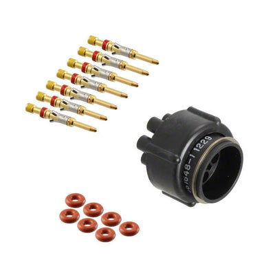861648-1 by TE Connectivity Aerospace, Defense and Marine - CONNECTOR LGH PLUG 7POS CIRC STR