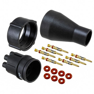 863024-1 by TE Connectivity Aerospace, Defense and Marine - CONNECTOR LGH PLUG 7POS CIRC STR