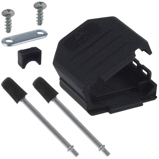 86303637BLF by Amphenol ICC (FCI) - CONNECTOR BACKSHELL 9POS 180DEG BLACK