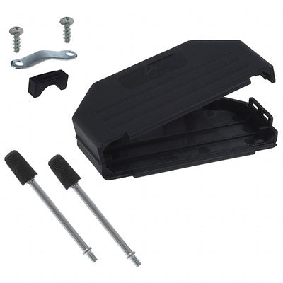 86303640BLF by Amphenol ICC (FCI) - CONNECTOR BACKSHELL 37POS 180DEG BLK