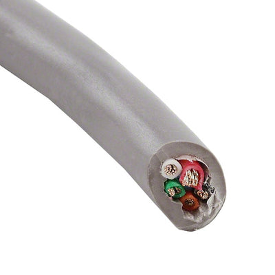 6341 SL005 by Alpha Wire - CABLE 5CON 22AWG SLATE SHLD 100