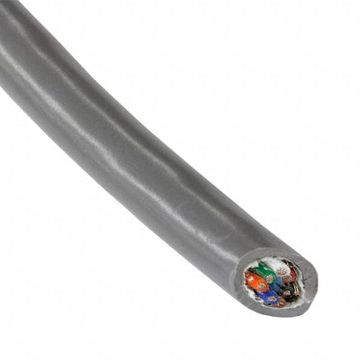 86307CY SL005 by Alpha Wire - CABLE 7CON 22AWG SLATE SHLD 100