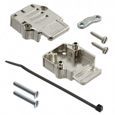 863093C09MLF by Amphenol ICC (FCI) - CONNECTOR BACKSHELL 9P 90DEG SHLD SLV