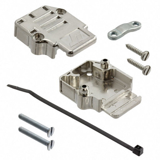 863093C09MLF by Amphenol ICC (FCI) - CONNECTOR BACKSHELL 9P 90DEG SHLD SLV