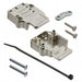863093C09MLF by Amphenol ICC (FCI) - CONNECTOR BACKSHELL 9P 90DEG SHLD SLV