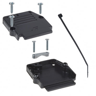 863093C25ALF by Amphenol ICC (FCI) - CONNECTOR BACKSHELL 25POS 90DEG BLACK