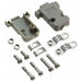 8630CH09UNCLF by Amphenol ICC (FCI) - CONNECTOR BACKSHELL 9POS 180DEG GRAY