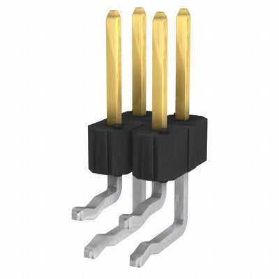 86381-104HLF by Amphenol ICC (FCI) - CONNECTOR HEADER R/A 4POS 2.54MM