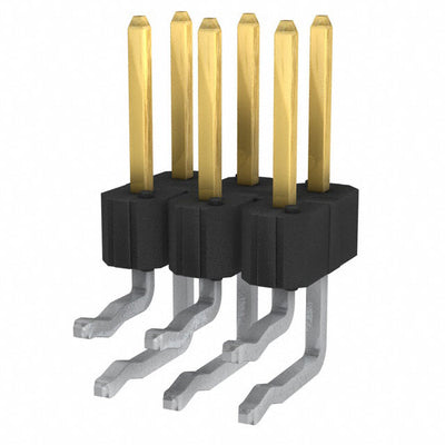 86381-106HLF by Amphenol ICC (FCI) - CONNECTOR HEADER R/A 6POS 2.54MM