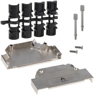 8655MHRA3701LF by Amphenol ICC (FCI) - CONNECTOR BACKSHELL 37POS 45DEG SHLD