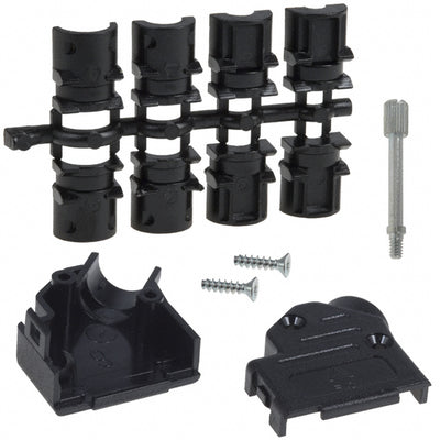 8655PHRA0901LF by Amphenol ICC (FCI) - CONNECTOR BACKSHELL 9POS 45DEG BLACK
