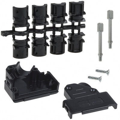8655PHRA1501LF by Amphenol ICC (FCI) - CONNECTOR BACKSHELL 15POS 45DEG BLACK