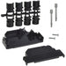 8655PHRA3701LF by Amphenol ICC (FCI) - CONNECTOR BACKSHELL 37POS 45DEG BLACK