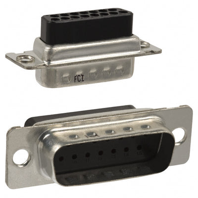 865615PLTXLF by Amphenol ICC (FCI) - CONNECTOR D-SUB HOUSING PLUG 15POS
