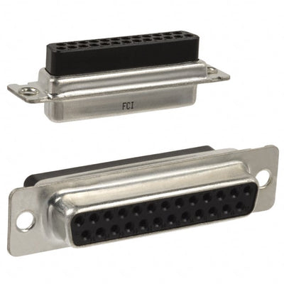 865625SLTLF by Amphenol ICC (FCI) - CONNECTOR D-SUB HOUSING RCPT 25POS