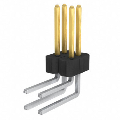 86840-104HLF by Amphenol ICC (FCI) - CONNECTOR HEADER R/A 4POS 2.54MM