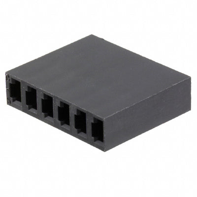 87025-2 by TE Connectivity AMP Connectors - CONNECTOR RECPT HSG 6POS 3.96MM