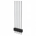 87185-404HLF by Amphenol ICC (FCI) - CONNECTOR HEADER VERT 4POS 2.54MM