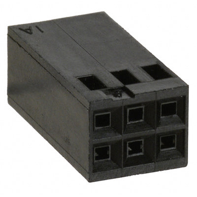 87456-2 by TE Connectivity AMP Connectors - CONNECTOR RECPT HSG 6POS 2.54MM