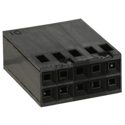 87456-6 by TE Connectivity AMP Connectors - CONNECTOR RECPT HSG 10POS 2.54MM