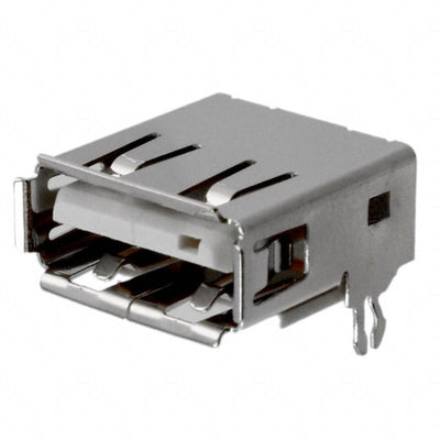 87583-2010RLF by Amphenol ICC (FCI) - CONNECTOR RECPT USB2.0 TYPEA 4P SMD RA