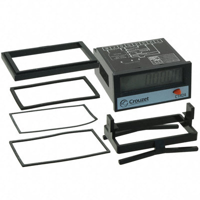 87622162 by Crouzet - COUNTER LCD 8 CHAR PANEL MOUNT