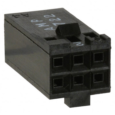 87631-2 by TE Connectivity AMP Connectors - CONNECTOR RECPT HSG 6POS 2.54MM
