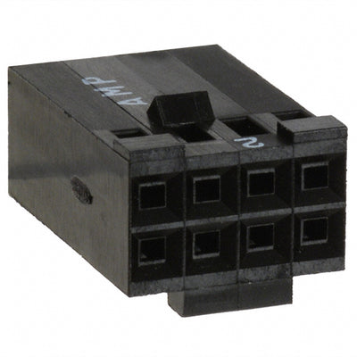 87631-4 by TE Connectivity AMP Connectors - CONNECTOR RECPT HSG 8POS 2.54MM