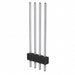 87916-404HLF by Amphenol ICC (FCI) - CONNECTOR HEADER VERT 4POS 2.54MM