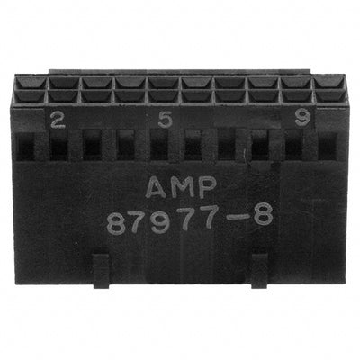 87977-8 by TE Connectivity AMP Connectors - CONNECTOR RECPT HSG 20POS 2.54MM