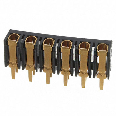 87986-6 by TE Connectivity AMP Connectors - CONNECTOR RECPT 6POS 0.156 GOLD PCB