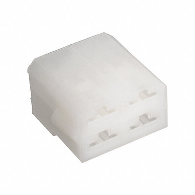 880110 by TE Connectivity AMP Connectors - CONNECTOR RECPT HSG 0.25 4POS NATURAL