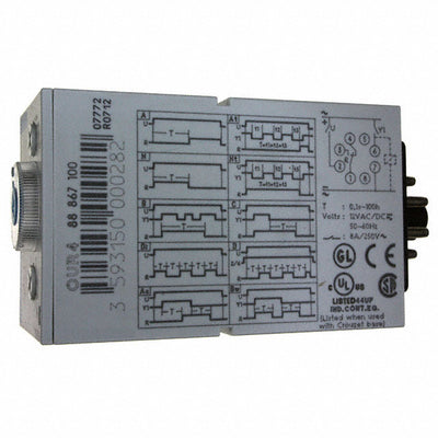 88867100 by Crouzet - RELAY TIME DELAY 100HRS 10A 250V