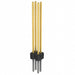 88886-104HLF by Amphenol ICC (FCI) - CONNECTOR HEADER VERT 4POS 2.54MM