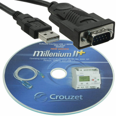 88950105 by Crouzet - CABLE ASSEMBLY PROGRAMMING 9.84