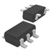Two electronic components with black bodies and silver legs on a white background