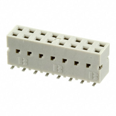 89898-308ALF by Amphenol ICC (FCI) - CONNECTOR RECPT 16POS 0.1 GOLD SMD