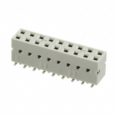 89898-309ALF by Amphenol ICC (FCI) - CONNECTOR RECPT 18POS 0.1 GOLD SMD