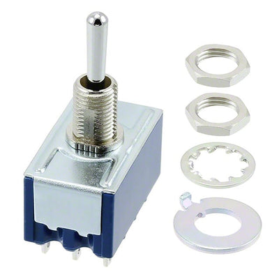 8A4101-Z by Nidec Components Corporation - SWITCH TOGGLE DP3T 6A 125V