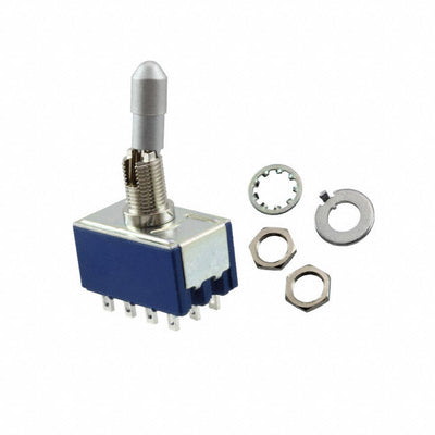 8E4011-Z by Nidec Components Corporation - SWITCH TOGGLE 4PDT 6A 125V