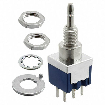 8N2022-Z by Nidec Components Corporation - PUSH SWITCH BUTTON DPDT 6A 125V