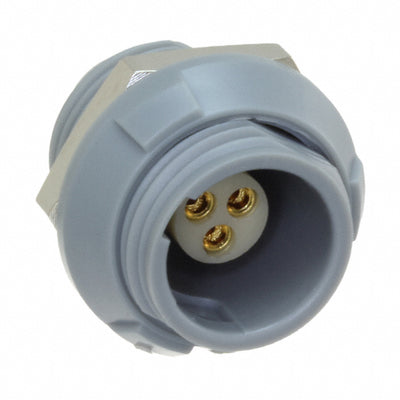 8P1P003200GRB01 by NorComp Inc. - CONNECTOR RECPT FMALE 3P GOLD SLDR CUP