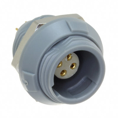 8P1P004210GRB01 by NorComp Inc. - CONNECTOR RECPT FMALE 4POS GOLD SOLDER