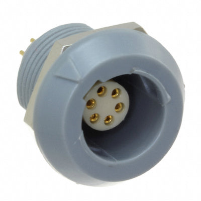 8P1P006210GRF01 by NorComp Inc. - CONNECTOR RECPT FMALE 6POS GOLD SOLDER