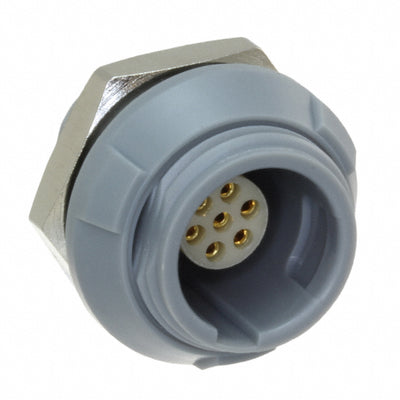8P1P007200GRB01 by NorComp Inc. - CONNECTOR RECPT FMALE 7P GOLD SLDR CUP