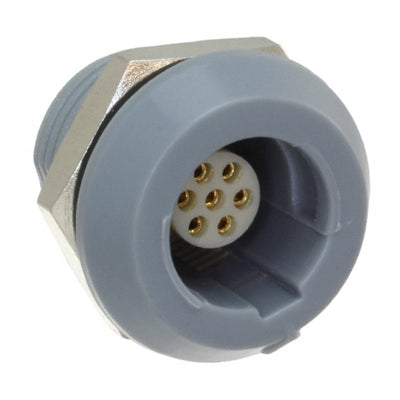 8P1P007200GRF01 by NorComp Inc. - CONNECTOR RECPT FMALE 7P GOLD SLDR CUP