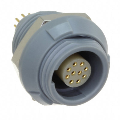 8P1P010210GRB01 by NorComp Inc. - CONNECTOR RECPT FMALE 10POS GOLD SLDR